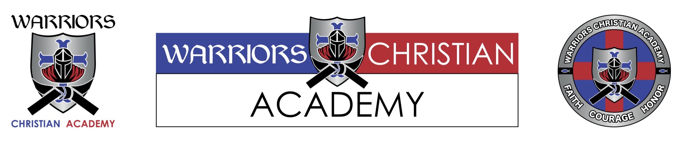 Warriors Christian Academy banner logo